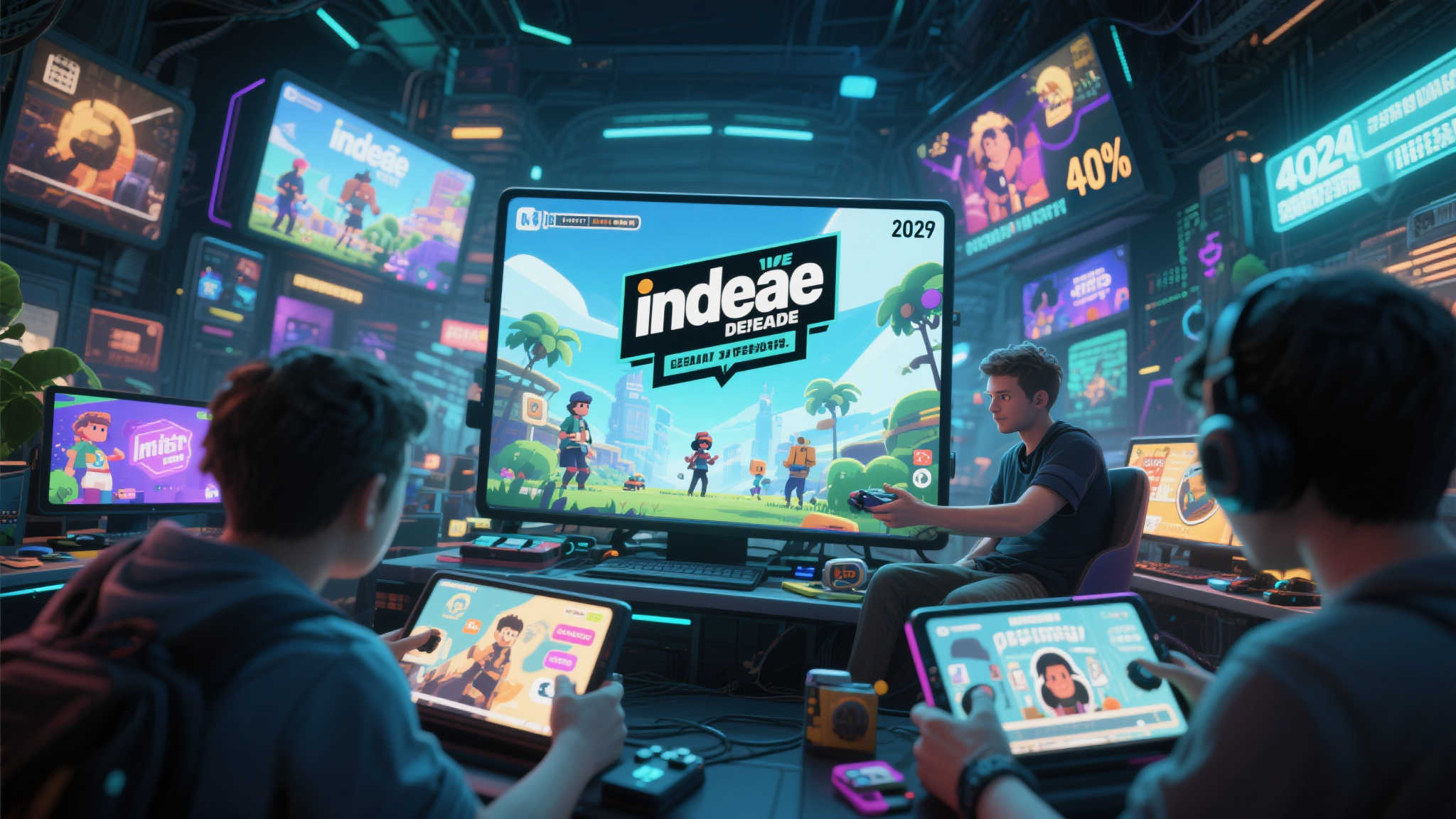 2025年,独立团队贡献市面热销游戏的40% 2025年,独立团队贡献市面热销游戏的40%